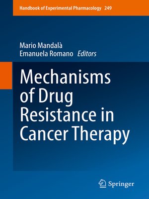 cover image of Mechanisms of Drug Resistance in Cancer Therapy